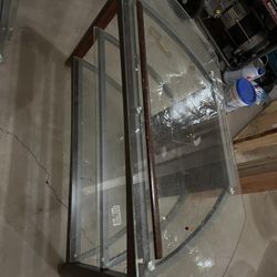 Glass TV Table 
