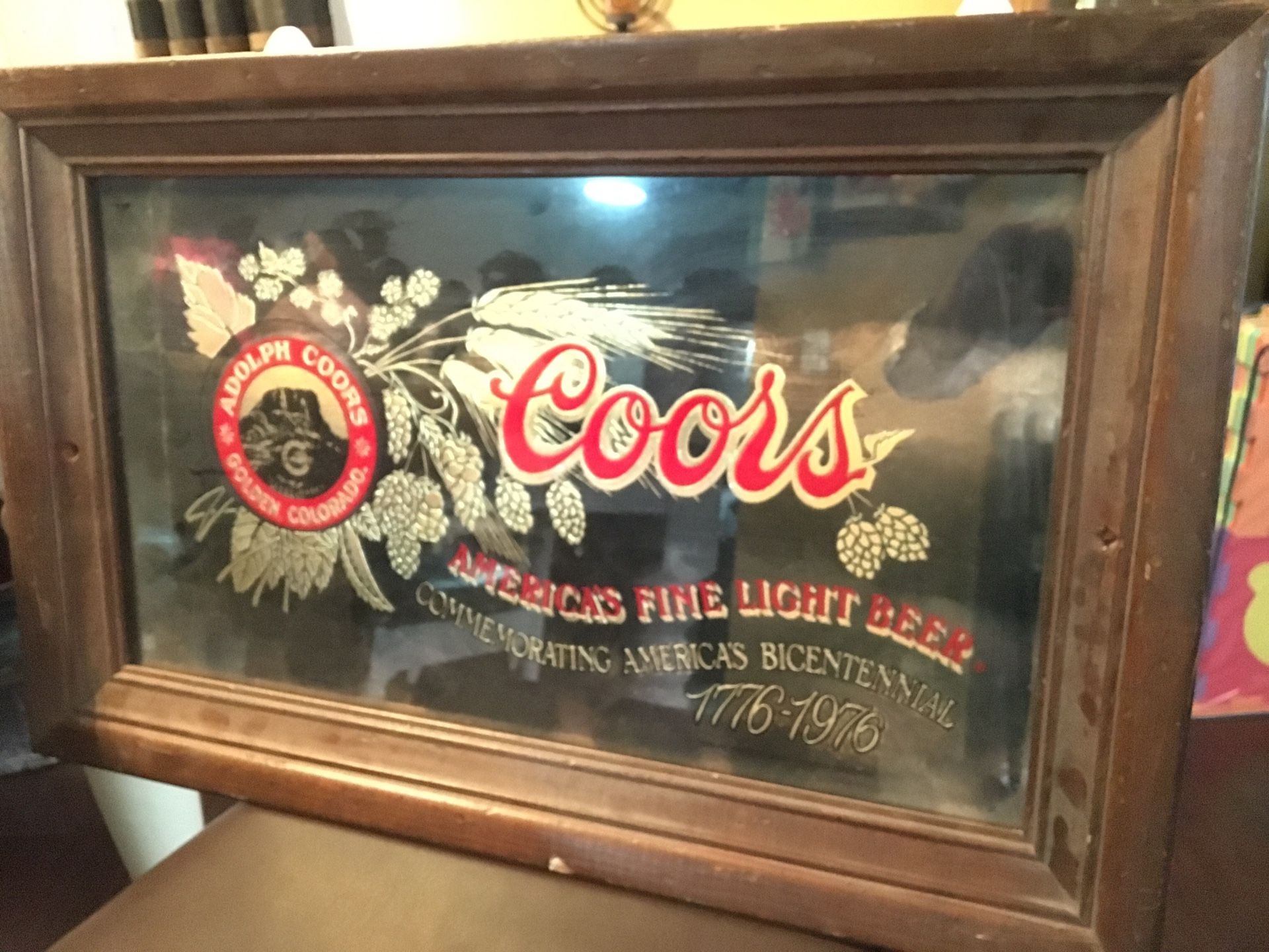 Coors Light Beer Mirror