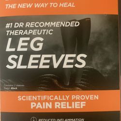 Incrediwear’s Leg Sleeve Enhanced Performance Recovery New Black Pair