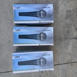 Corded Regular Microphones 3 Available 20 Each 