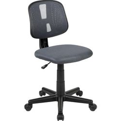 Flash Mid-Back Swivel Task Office Chair/Pivot Back, Grey - LF-134-GY-GG