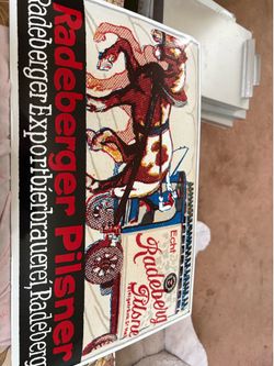 Radeberger  Pilsor German  Porcelain  Beer sign