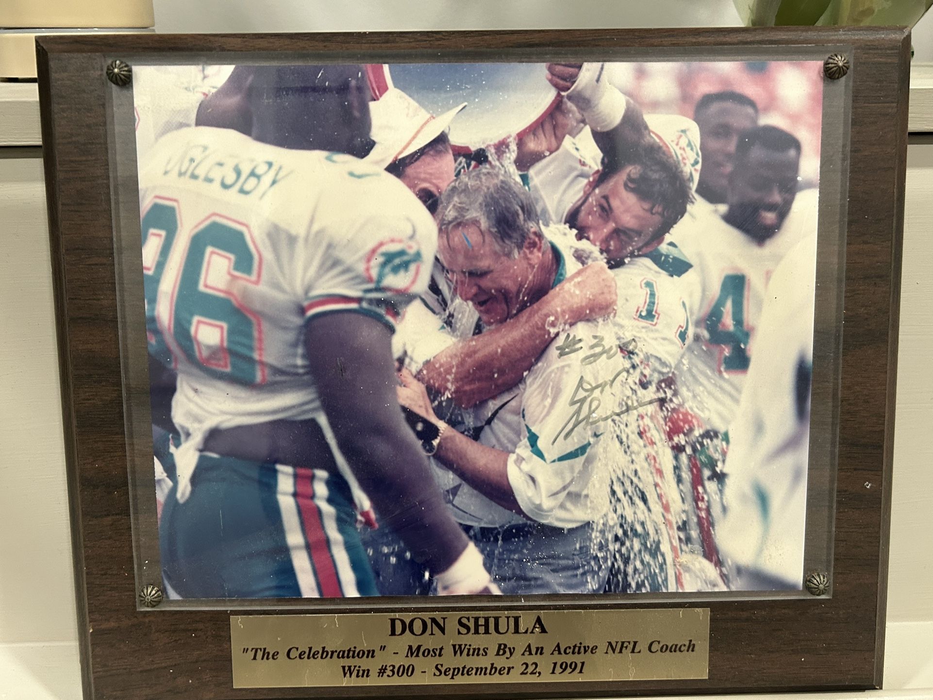 Don Shula’s #300 Wins With Miami Dolphins.