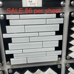 Backsplash Mosaic Tile  Closeout Sale $5 Per Sheet  1936 Hinton Dr Irving Tx 