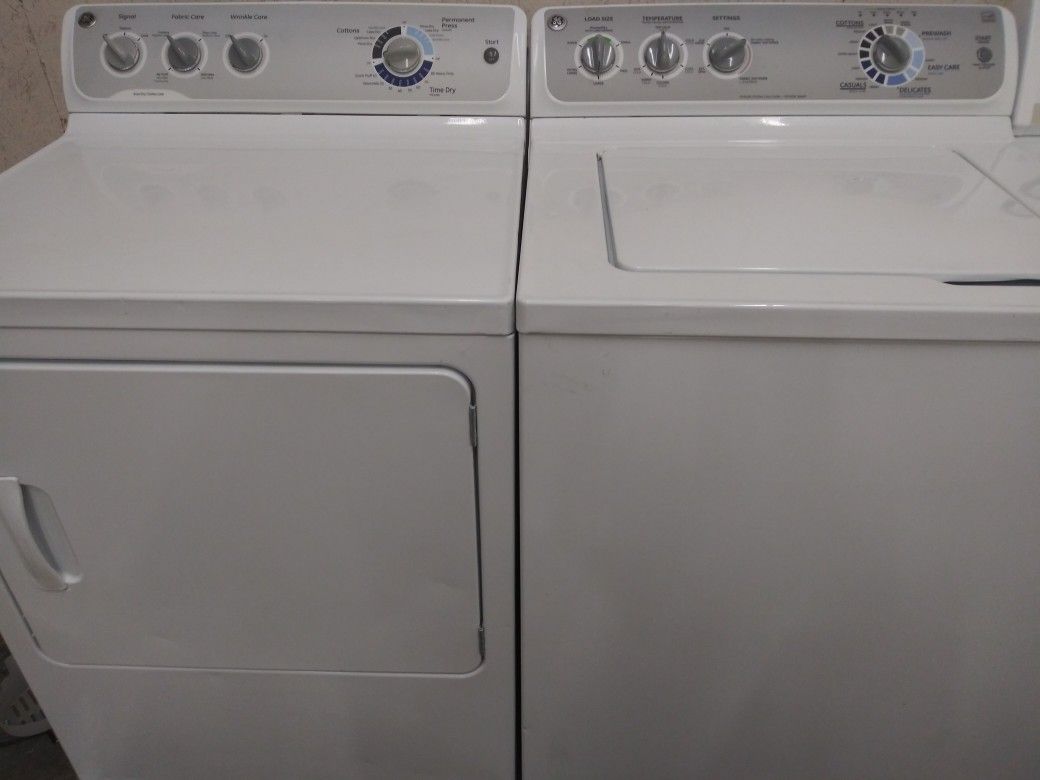 GE WASHER AND DRYER