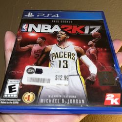 PlayStation 4 PS4 PS5 Video Game NBA 2K17 Basketball ESPN Sports