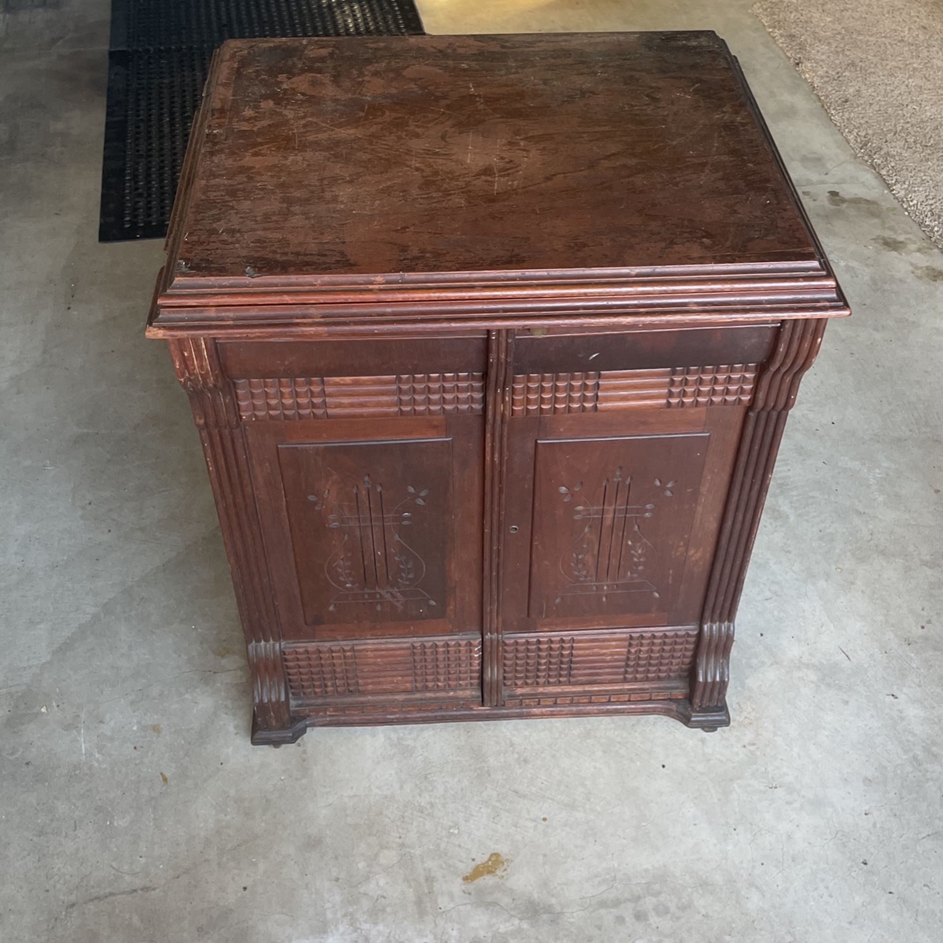 Antique Sewing Cabinet