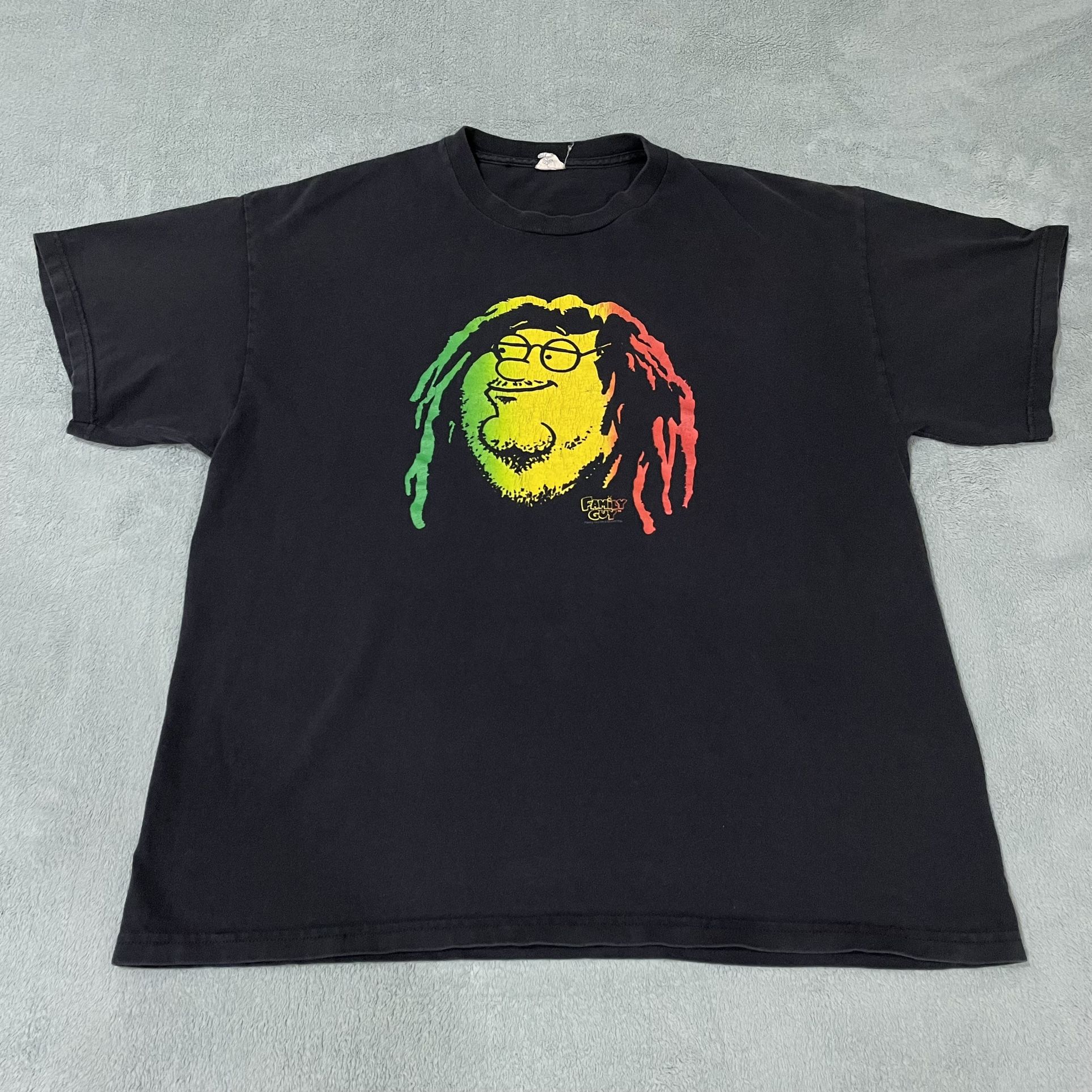 2009 Fox Family Guy T Shirt Size XL Peter Griffin Bob Marley