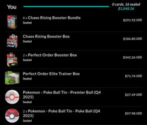 Brand New Sealed Pokemon Lot (Chaos Rising & Perfect Order)
