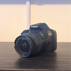 Canon EOS Rebel T6 DSLR Camera + 18-55mm Lens (Battery & Charger Included)
