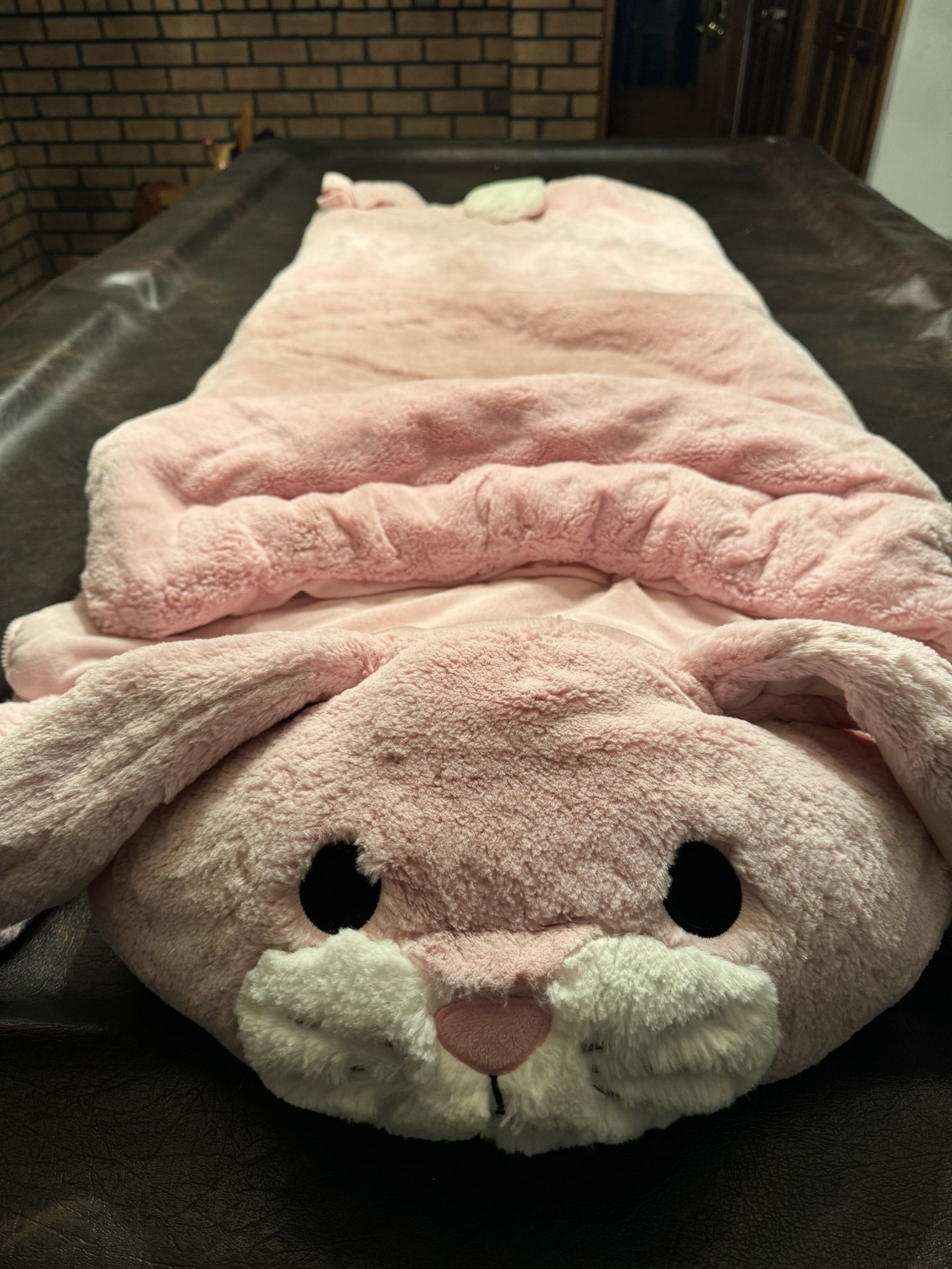 KIDS - Pink Bunny Sleeping Bag