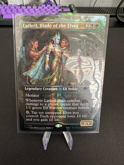 Lathril, Blade of the Elves (Borderless) (Mana Foil)