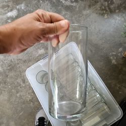 20  glass Cilinder Vases Small And Large