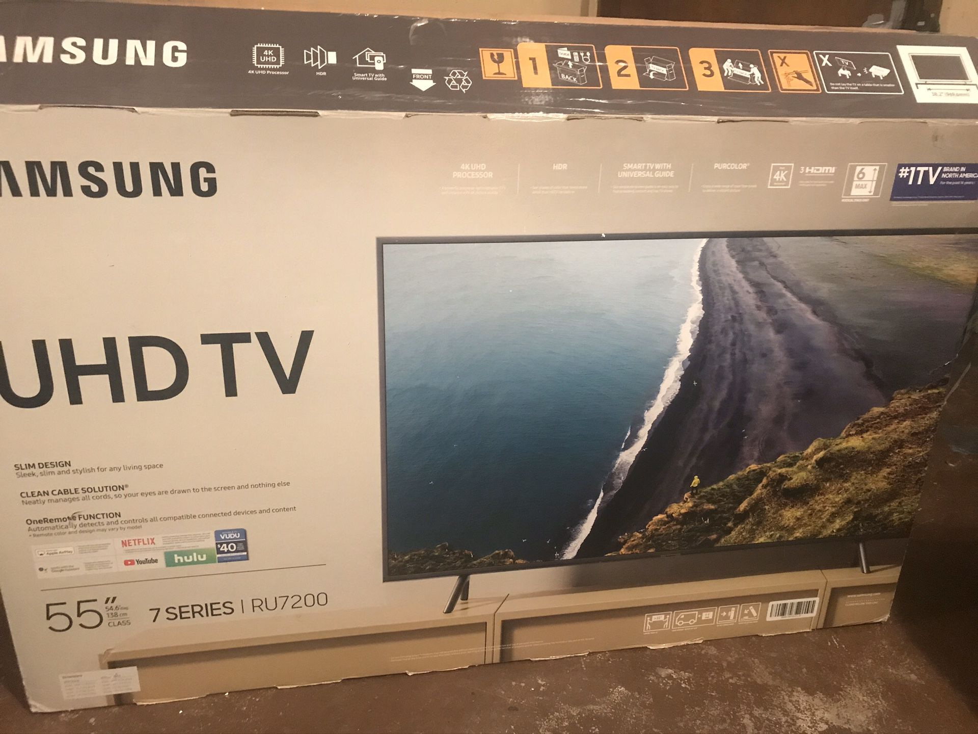 55 inch Samsung 7series 4K smart tv