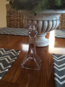 Antique Crystal Candlestick