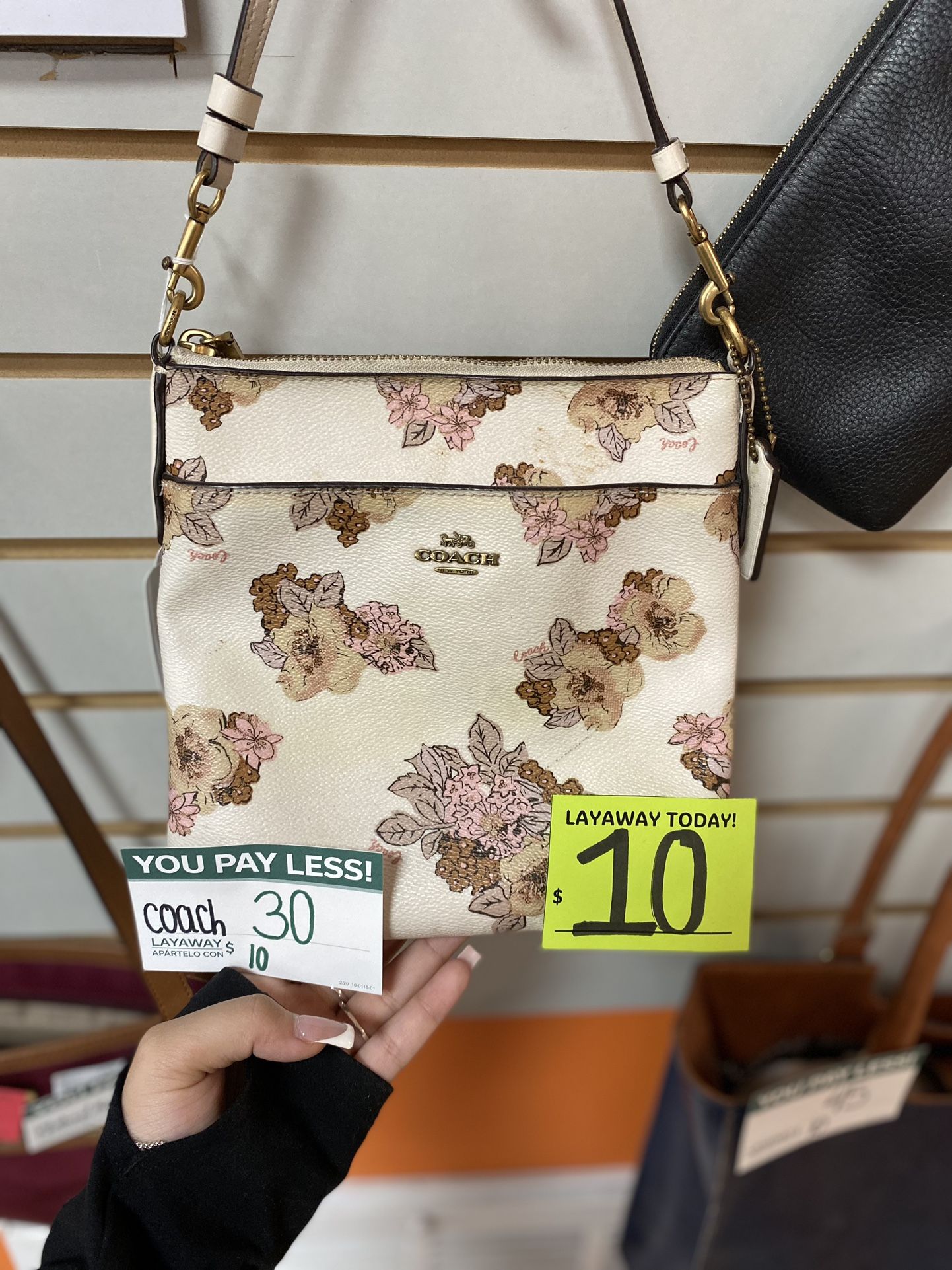 coach over the shoulder bag