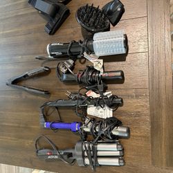 Hair Styling Tools Bundle – Curling Irons, Flat Irons & Waver (All Work) 