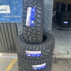 35x12.50r20 New Set Of RT Tires Installed