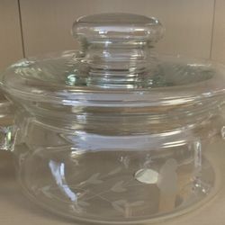 Princess House Heritage Casserole Set 5 Piece 1qt Crystal Brand New in Box