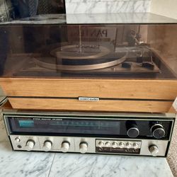 Kenwood KR-5200 Receiver & United Audio Dual 1215 S Turntable - Vintage Stereo