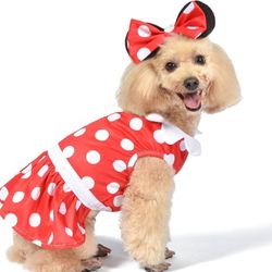 Minnie Mouse Dog Costume Small
