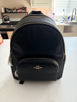 Coach Black Backpack Large
