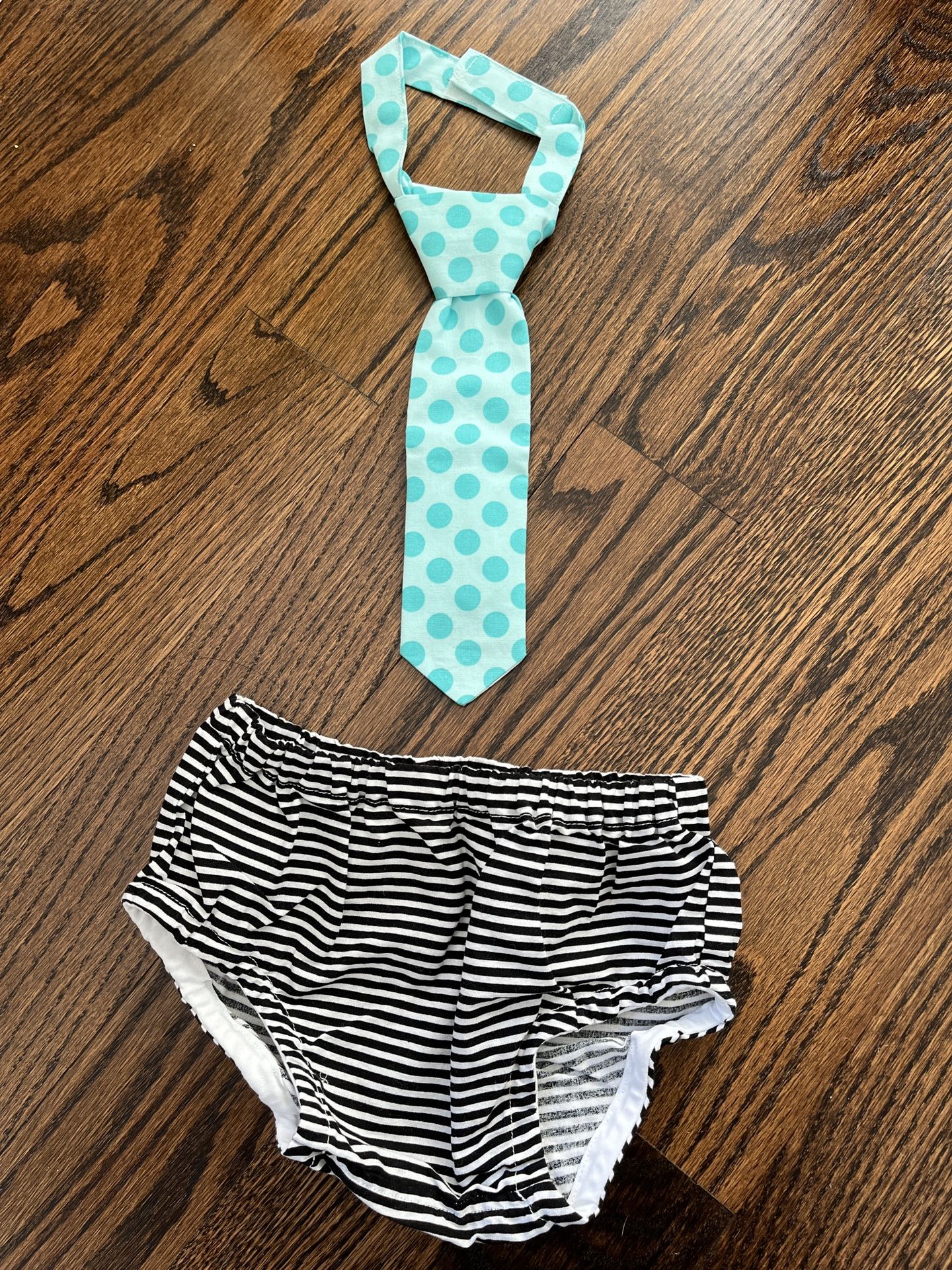 1st Birthday Cake smash Tie and Diaper Cover