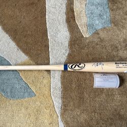 Trot Nixon Autograph Bat