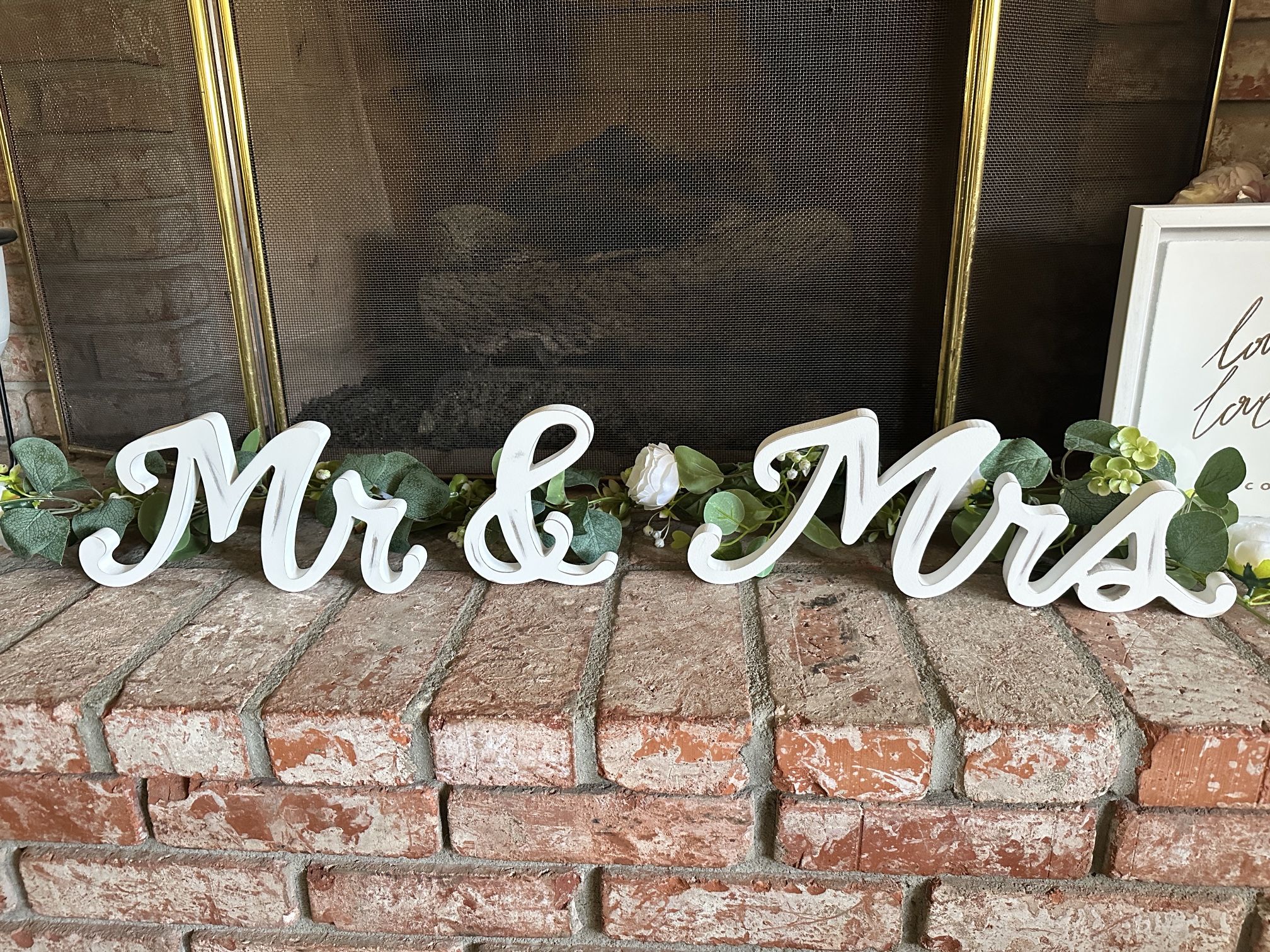 Mr. & Mrs. Wood Signs