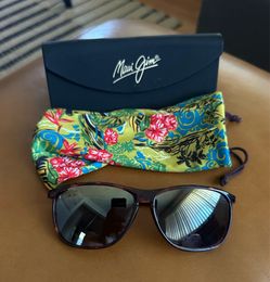 Vintage Maui Jim MJ 178-10 Voyager II Polarized Sunglasses Bronze Japan Tortoise