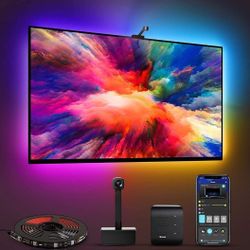 Govee Envisual TV LED Backlights with Camera, DreamView T1 RGBIC Wi-Fi Backlights for 55-65 inch TVs PC,