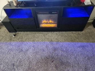 T.v fireplace stand