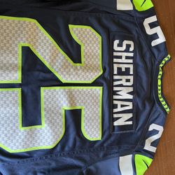 Nike Sherman Seahawks Jersey 