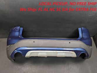 Rear Bumper Cover Phytonic Blue Metallic 2022 BMW X1 51127355271 X (B1853)