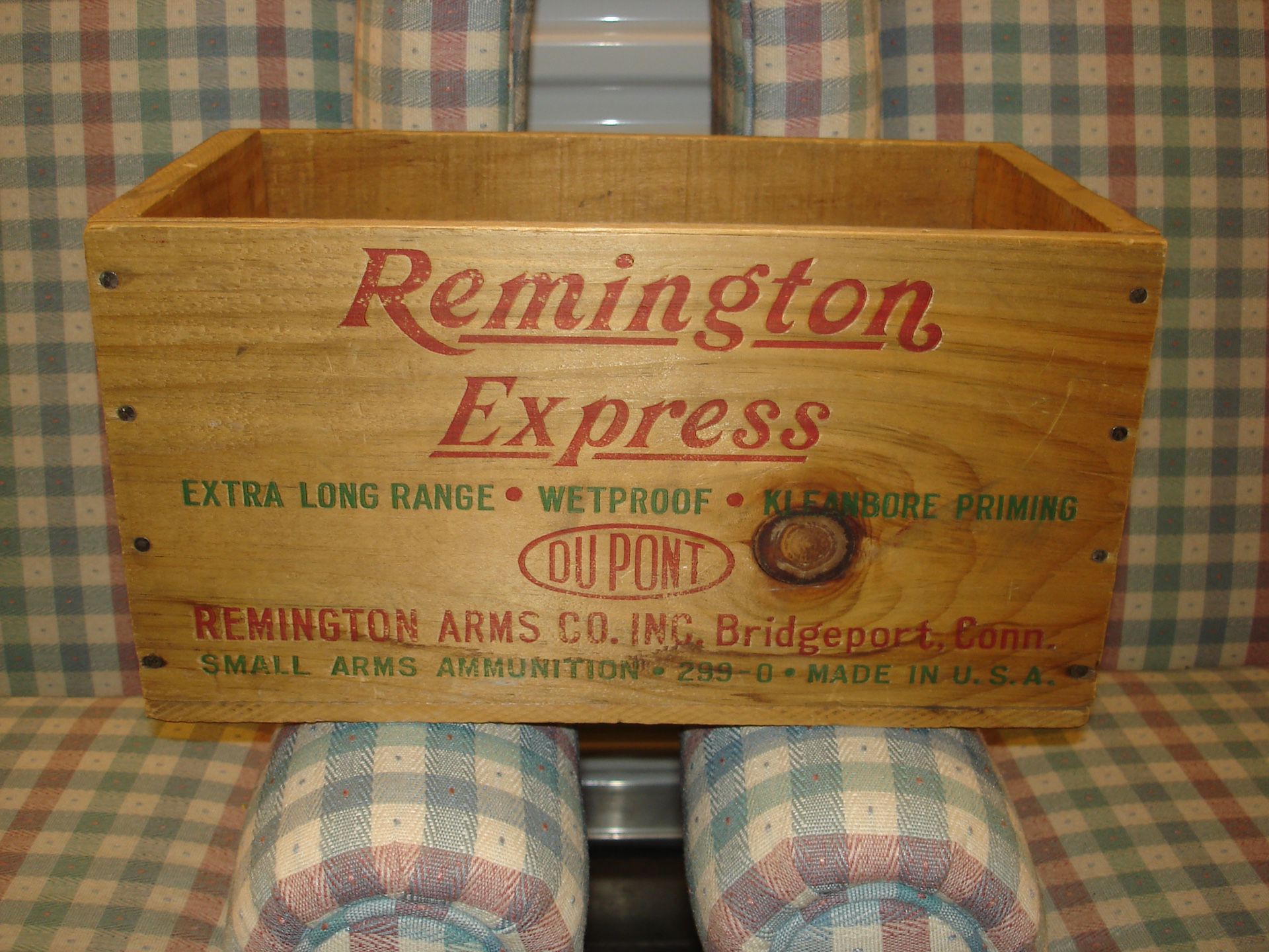 Rustic Remington Wood Express Amo Box