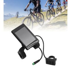 Electric Bike LCD Display, Multifunction Control Panel with 5-Pin for Electric Bike and Scooter Replacement