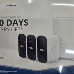 Eufy Wireless Home Security System 3-Cam Kit