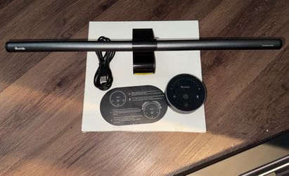 Quntis Monitor Light Bar 20.1" with Remote, Dual Light, Adjustable Dimming, Gray