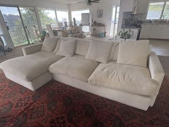 Large Down Sectional Couch - Perfect Condition