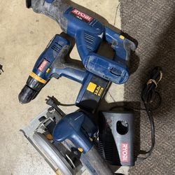 Ryobi 18 v power tools