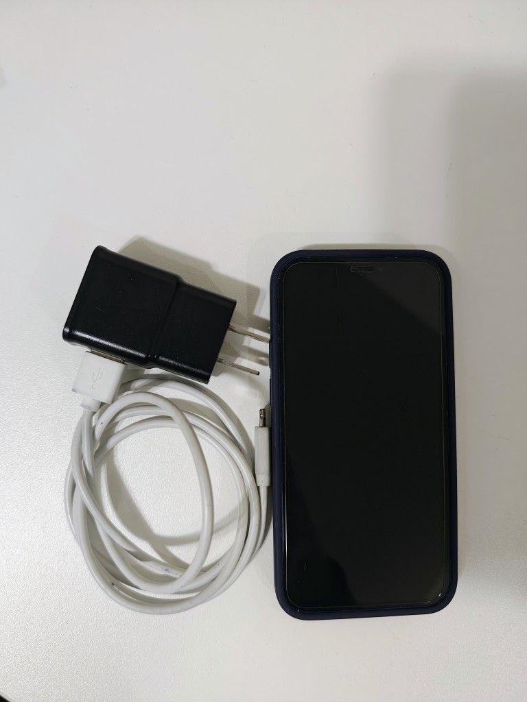 iPhone 12 mini 64GB Unlocked, iOS 26.0.1, with Case, Screen Protector Charging Cable Adapter