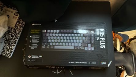 K65. Plus wireless keyboard corsair MLX red mechanical switches