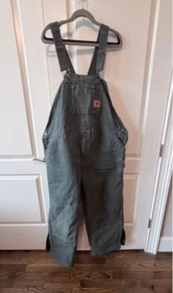 Carhartt Duck Bib Overalls - Insulated