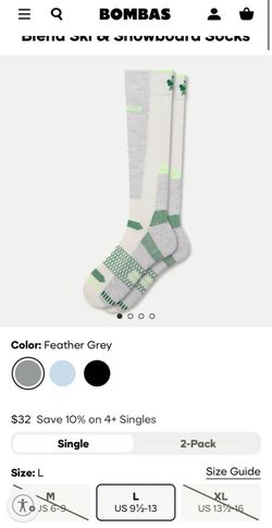 Bombas ski socks