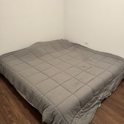 King Size UGG Comforter in Gray