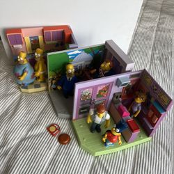 Vintage The Simpsons Action Figure Play Set - Multi Lot