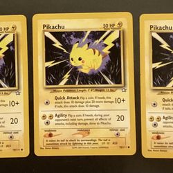 Pikachu Vintage Pokemon Neo Genesis in Excellent Condition