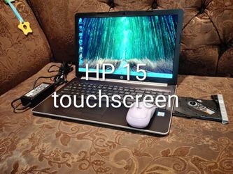 Touchscreen Laptop HP-15-da0012dx-core i3-16gb ram-128gb HD SSD solid-go-od for stud-ents