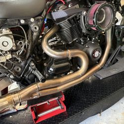Bassani Full Length Exhaust For M8 Bagger Possible Trade 