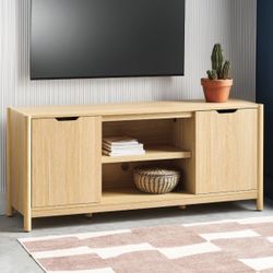Scandi Media TV Stand For TVs Up To 59" Natural